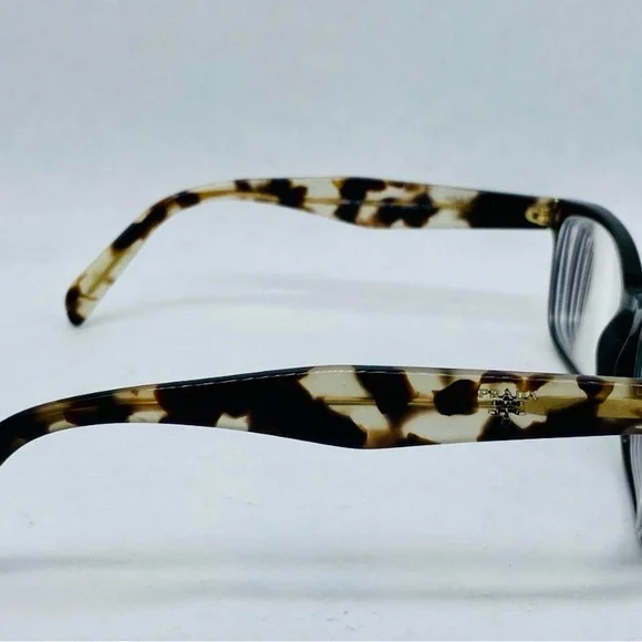 Authentic Prada VPR 18T Eyeglasses Black Havana Tortoise w/ Case Certified - Picture 3 of 8